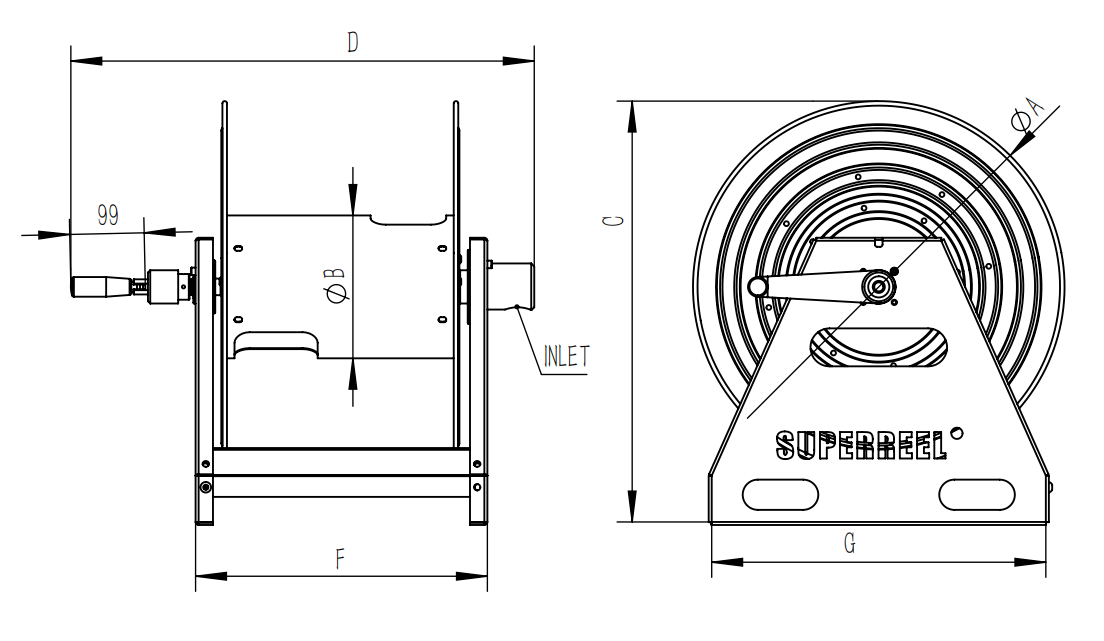 卷管器手動AMSC500D系列結(jié)構(gòu)圖