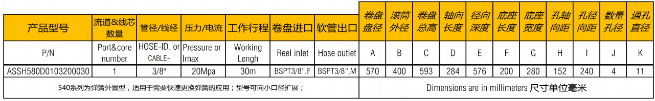膠管卷管器580參數(shù)